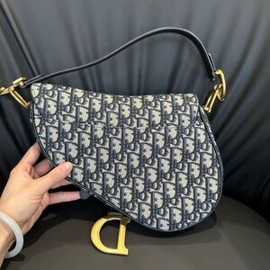 Christian Dior saddle bag with strap